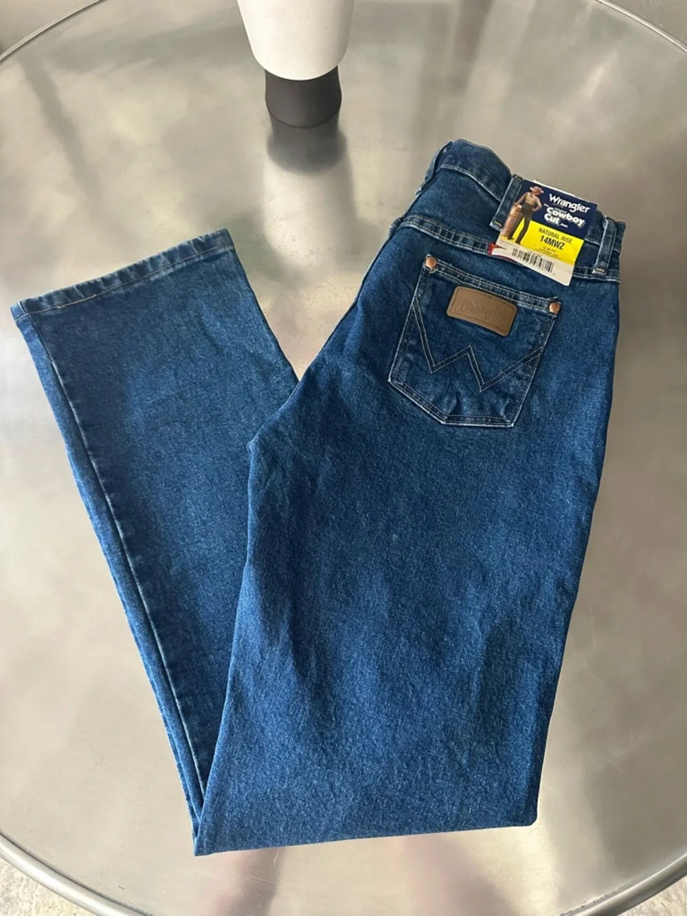 NWT Wrangler 14MWZ Jeans Cowboy Cut Slim Fit Womens size 11x34 - Picture 4 of 4